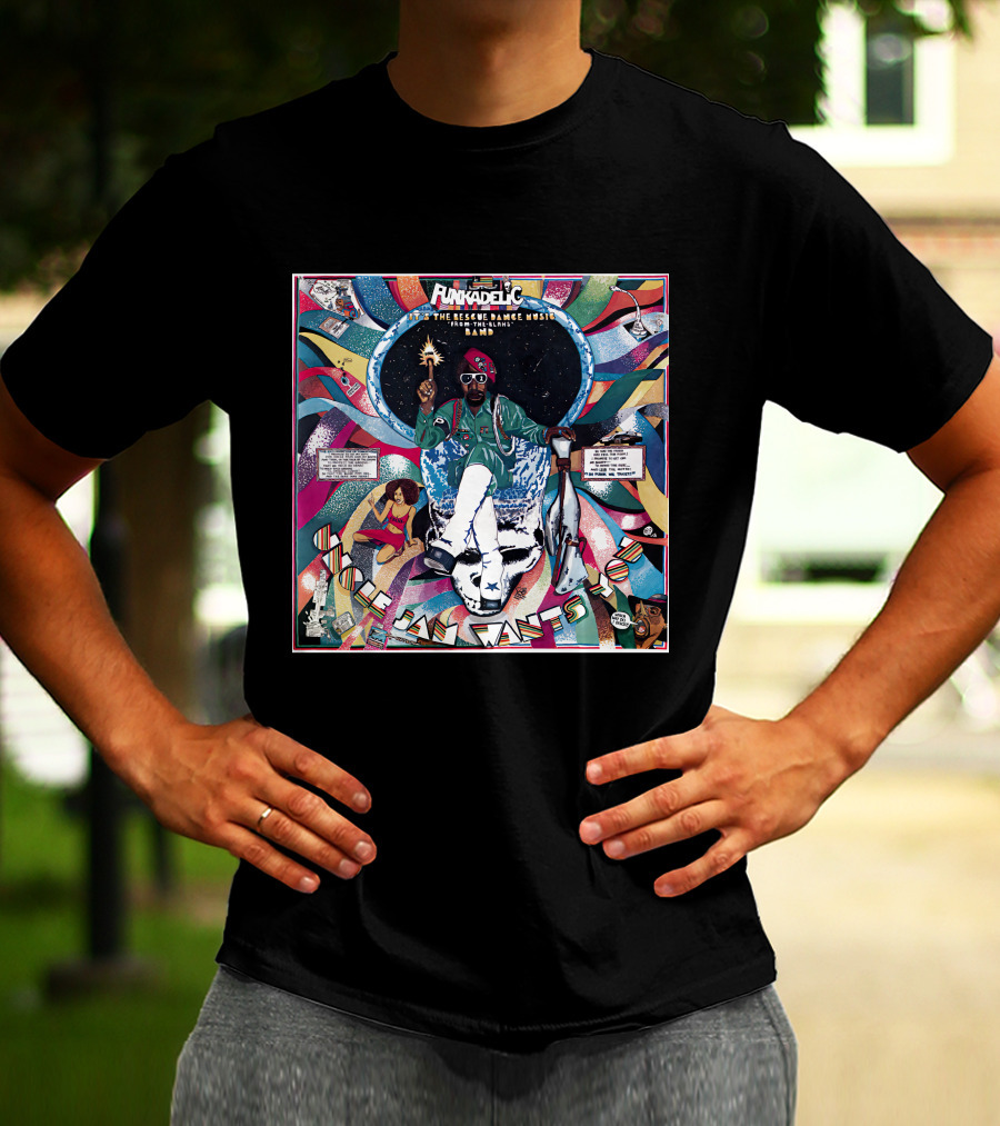 Funkadelic The Electric Spanking Of War Babies P-Funk George Clinton Album Art T-Shirt