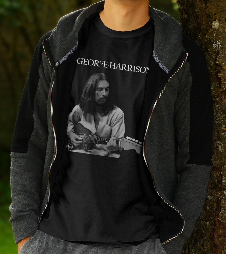 George Harrison Playing Guitar T-Shirt