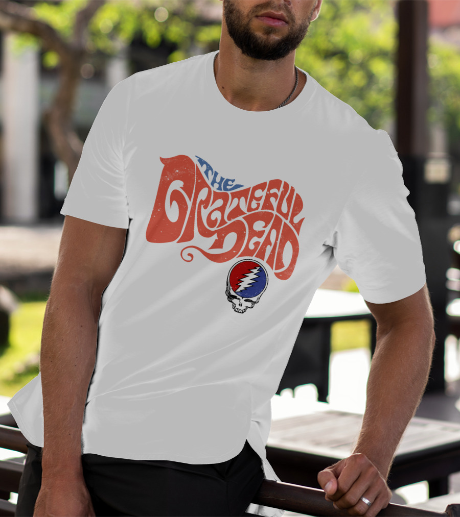 The Grateful Dead Skull Lightning Bolt T-Shirt