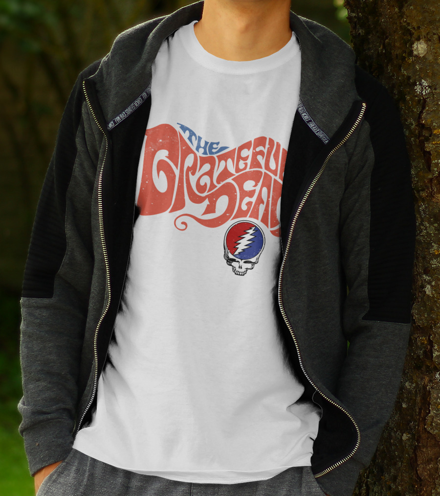 The Grateful Dead Skull Lightning Bolt T-Shirt
