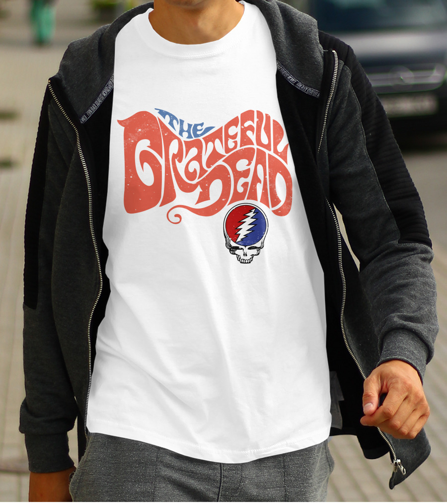 The Grateful Dead Skull Lightning Bolt T-Shirt