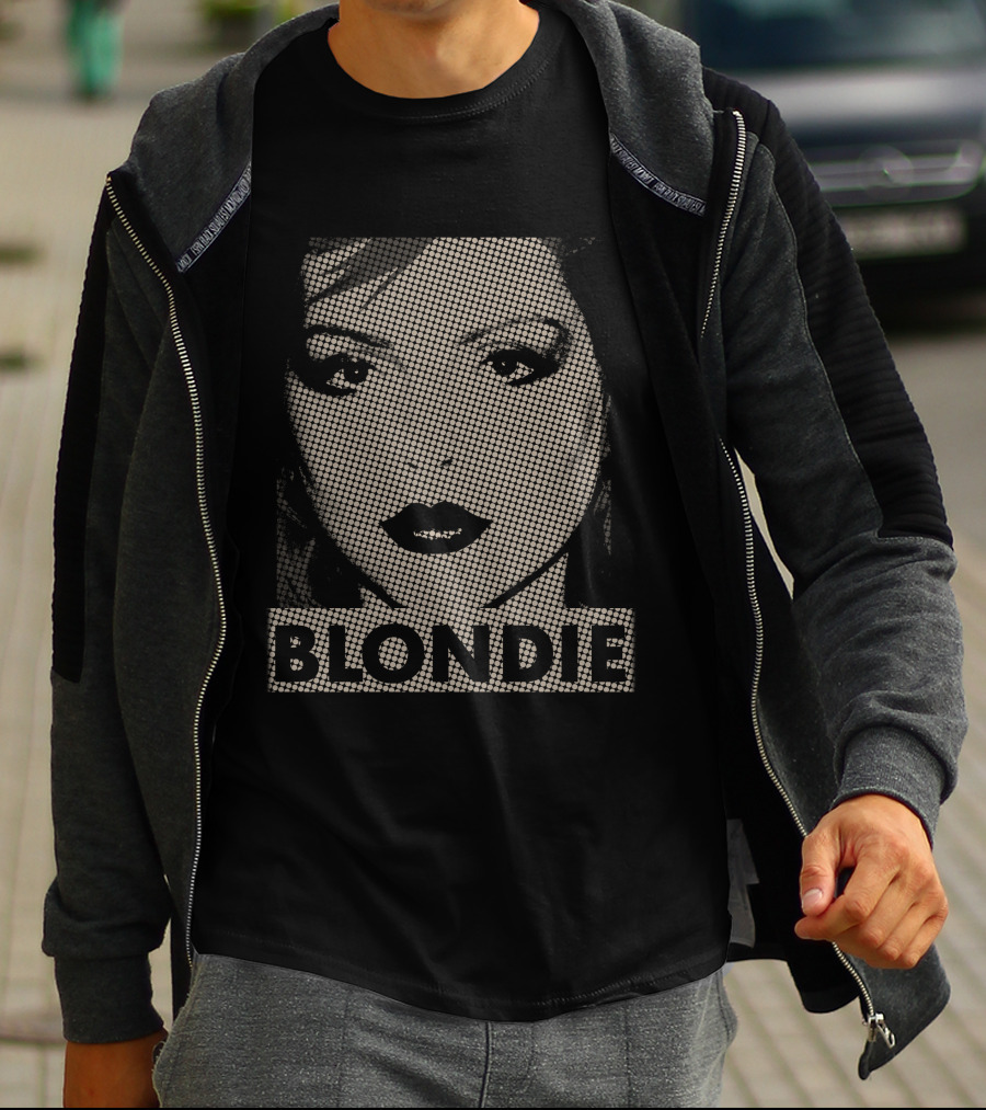 Blondie Face Halftone Style T-Shirt