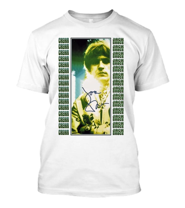 Cream Jack Bruce Signature Portrait T-Shirt