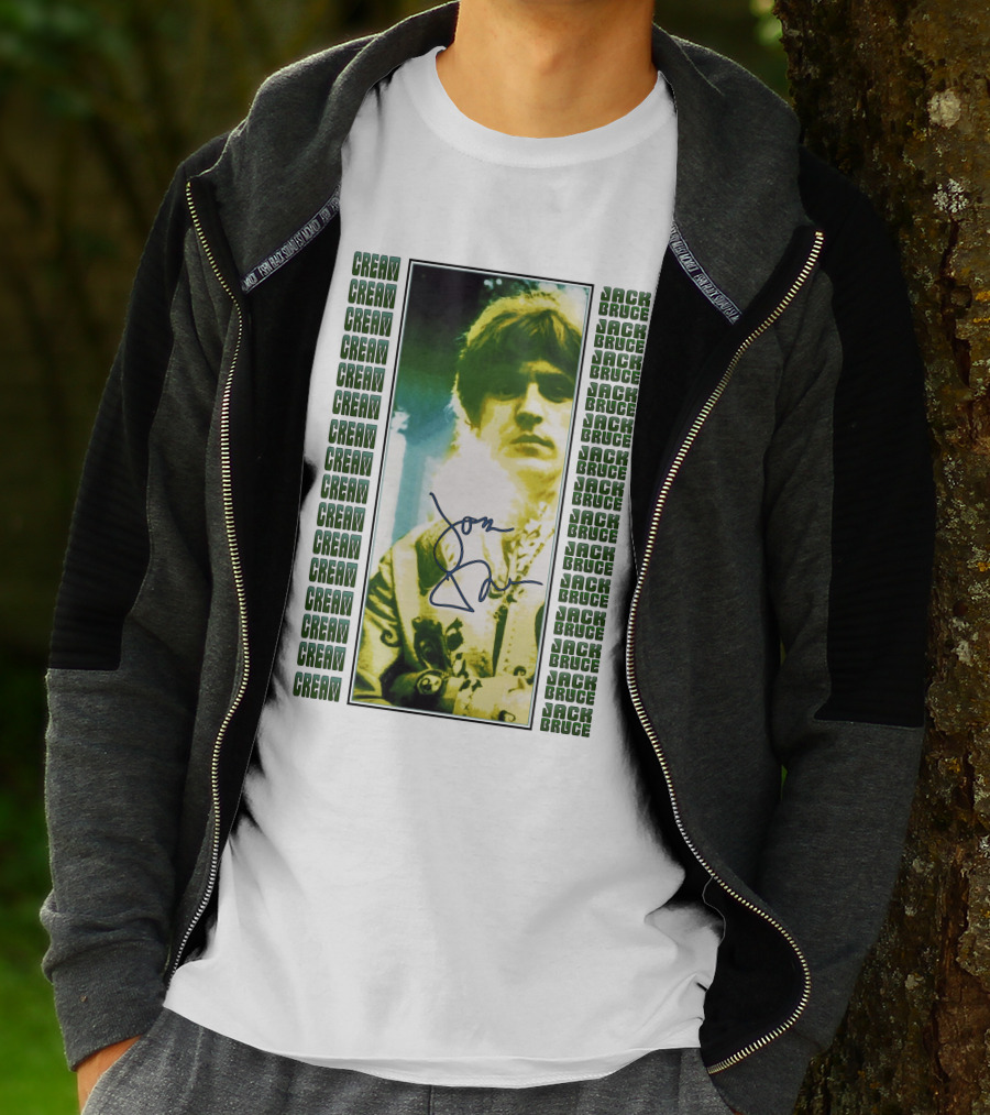 Cream Jack Bruce Signature Portrait T-Shirt