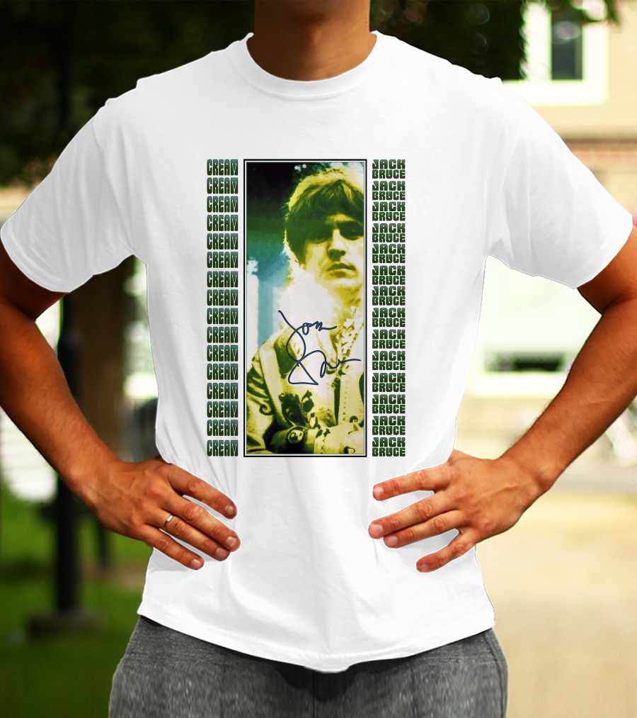 Cream Jack Bruce Signature Portrait T-Shirt