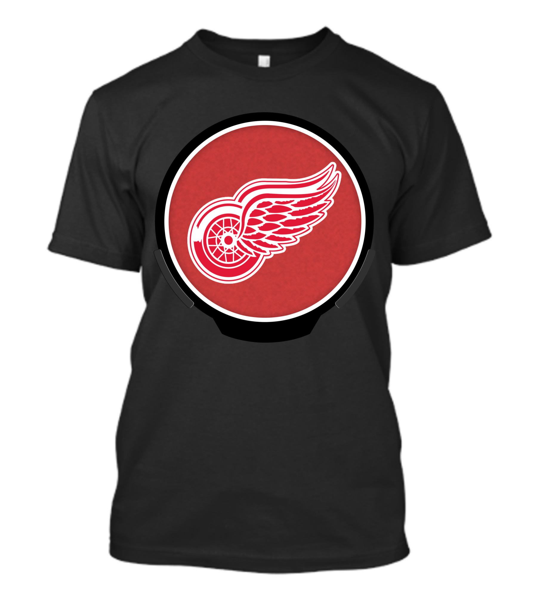Detroit Red Wings Iconic Winged Wheel Power Decal T-Shirt