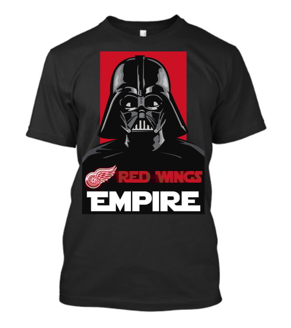 Detroit Red Wings Empire Darth Vader Nhl T-Shirt