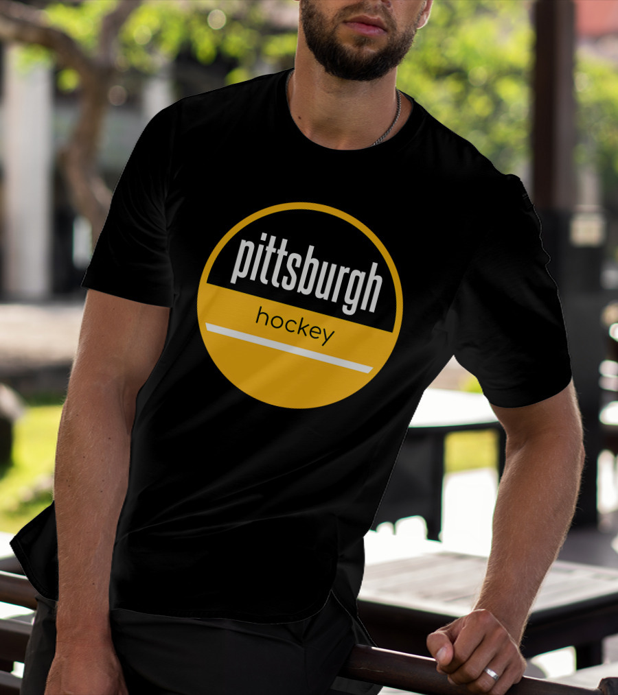 Pittsburgh Penguins Hockey Circle T-Shirt