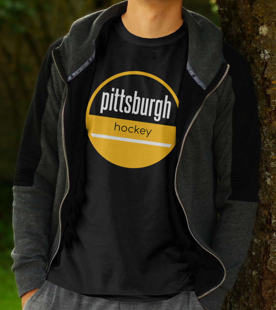 Pittsburgh Penguins Hockey Circle T-Shirt