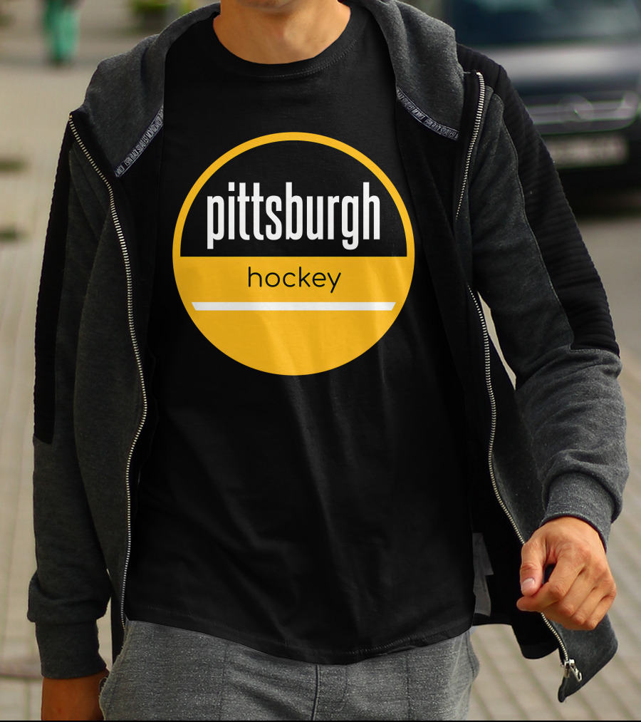 Pittsburgh Penguins Hockey Circle T-Shirt