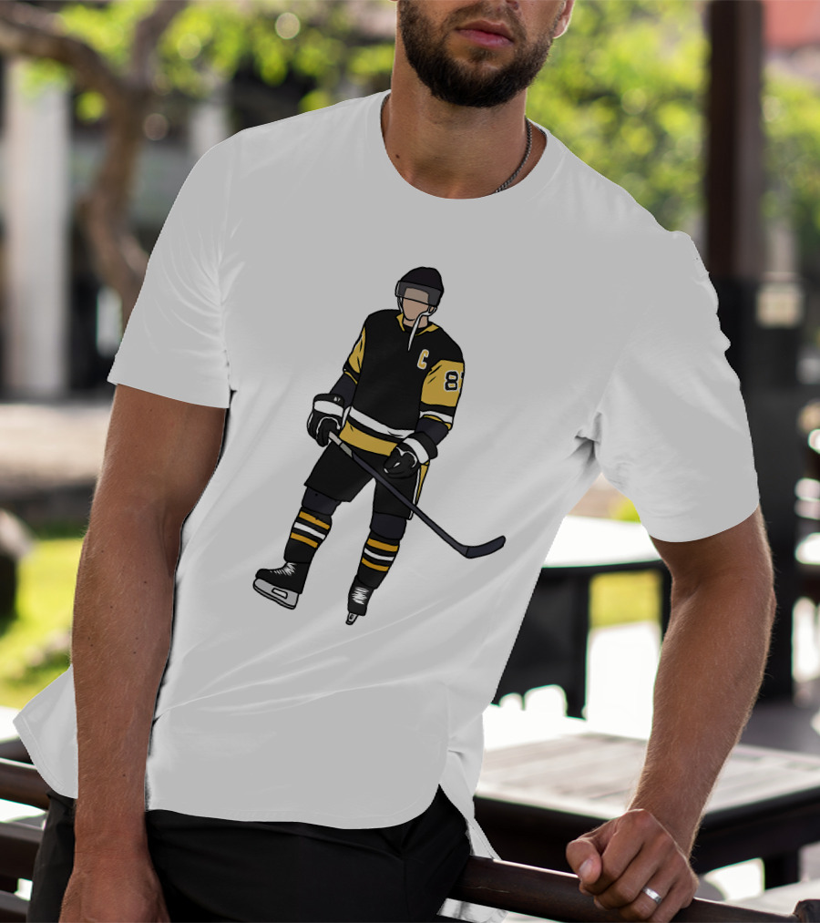 Pittsburgh Penguins Captain 87 Hockey Player T-Shirt
