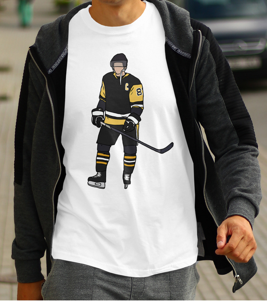 Pittsburgh Penguins Captain 87 Hockey Player T-Shirt