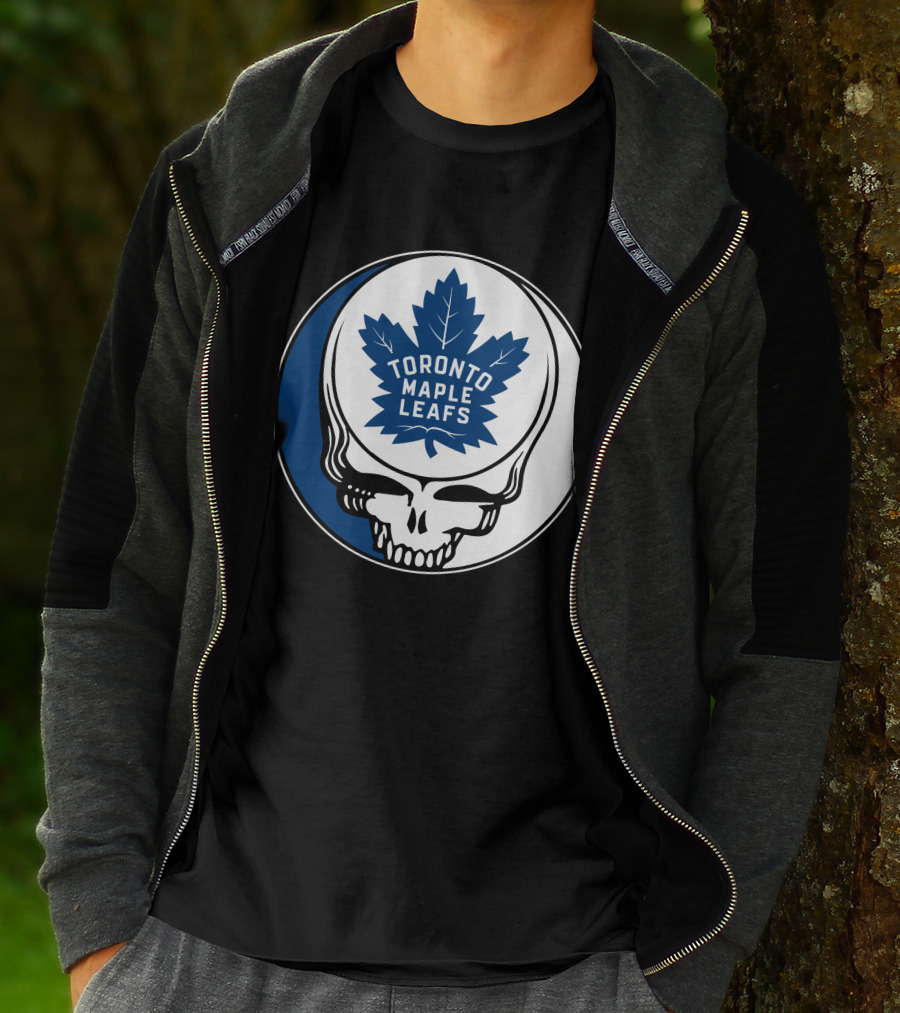 Toronto Maple Leafs Skull T-Shirt