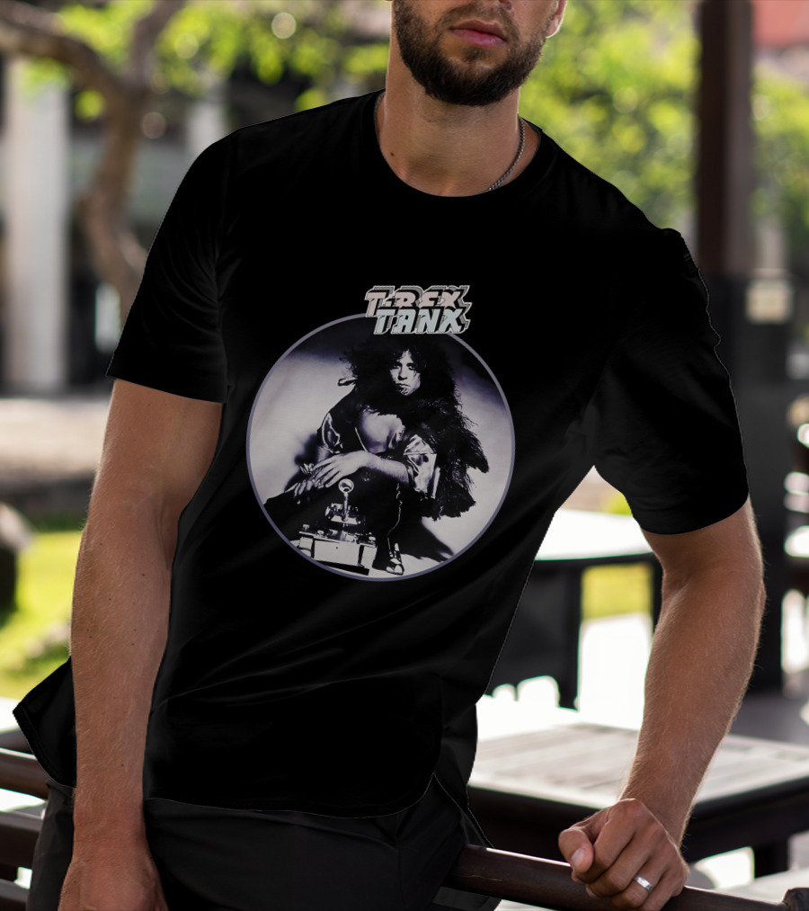 Trex Tanx Album Art Black And White Photo T-Shirt