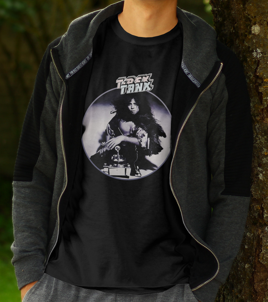 Trex Tanx Album Art Black And White Photo T-Shirt