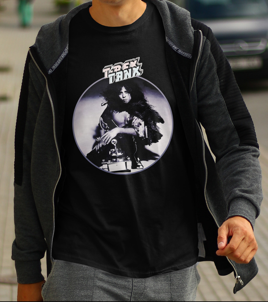Trex Tanx Album Art Black And White Photo T-Shirt