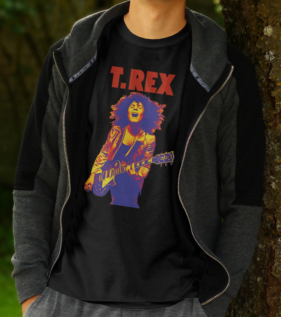 T. Rex Electric Guitar Glam Rock T-Shirt