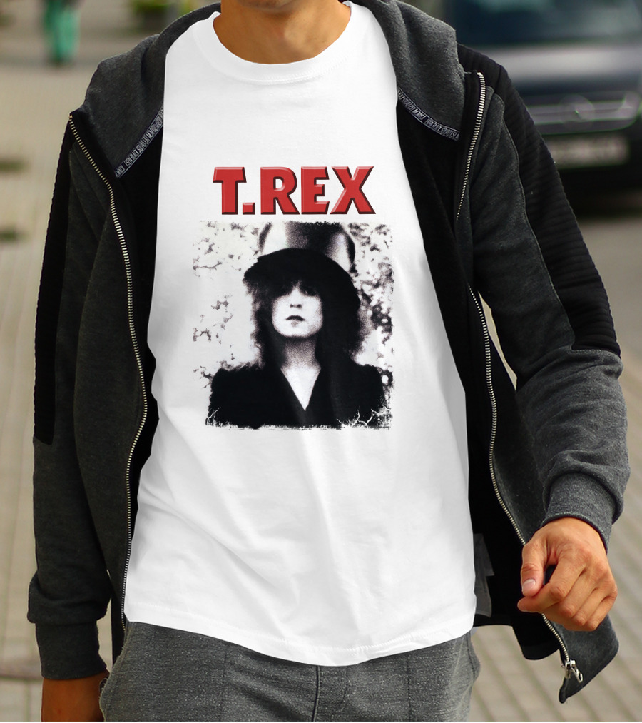 T. Rex Glam Rock Iconic Portrait With Hat T-Shirt