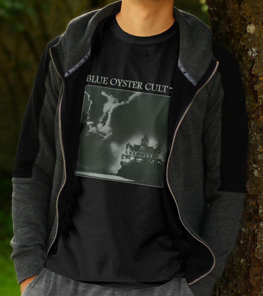 Blue Oyster Cult Castle Lightning Storm T-Shirt