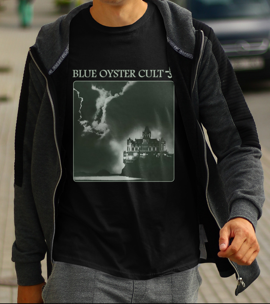 Blue Oyster Cult Castle Lightning Storm T-Shirt
