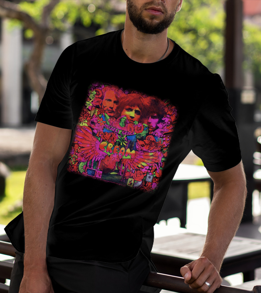 Disraeli Gears Cream Psychedelic Album Art 1967 T-Shirt