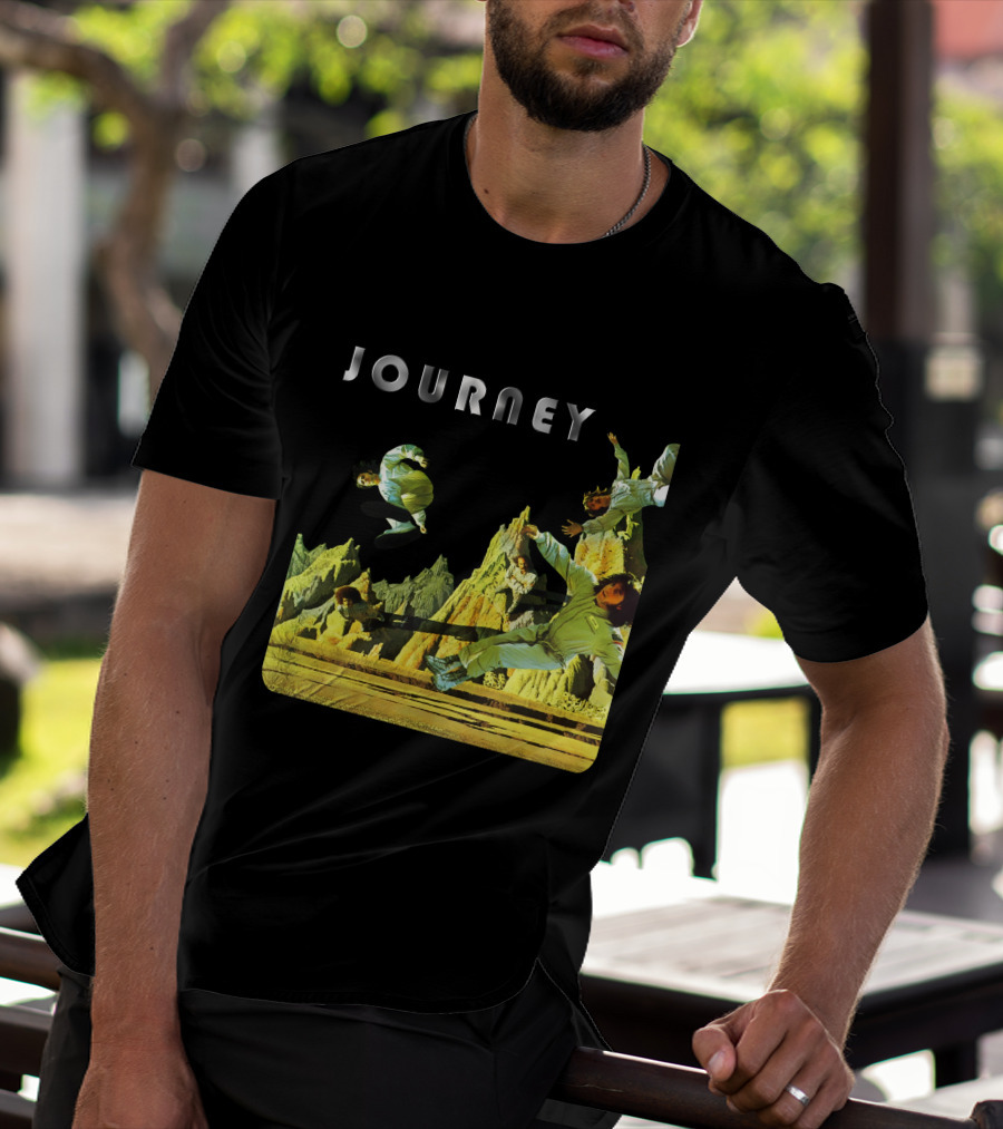 Journey Space-Themed Surreal Landscape Adventure T-Shirt