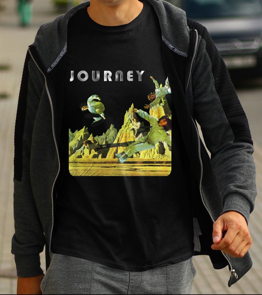 Journey Space-Themed Surreal Landscape Adventure T-Shirt