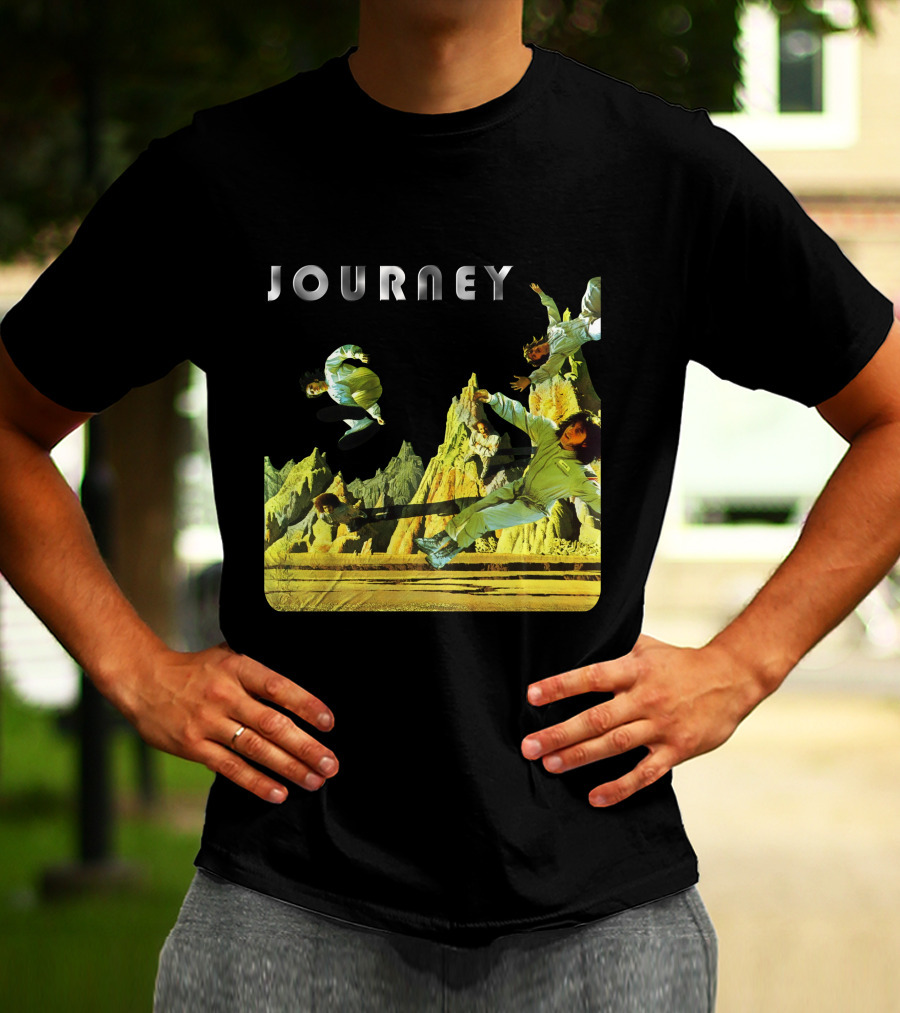 Journey Space-Themed Surreal Landscape Adventure T-Shirt