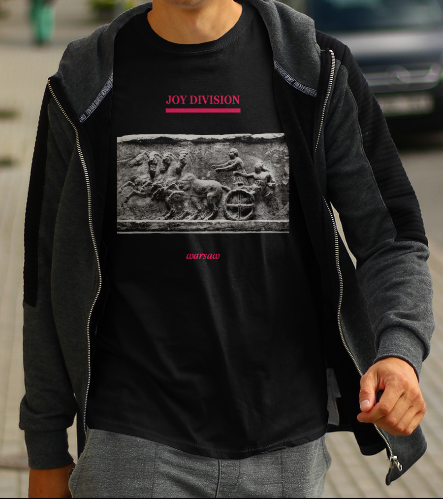 Joy Division Warsaw Chariot Relief Roman Art T-Shirt