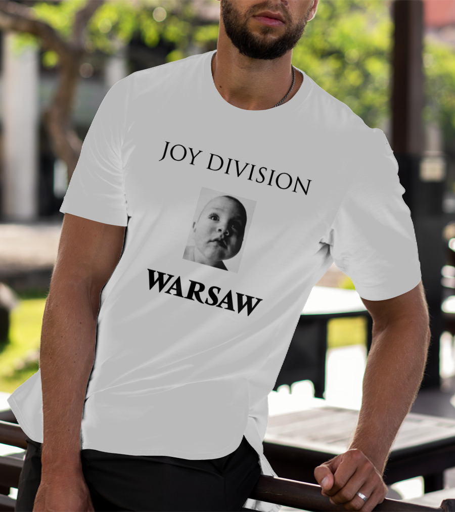 Joy Division Warsaw Baby Photo Album Cover T-Shirt