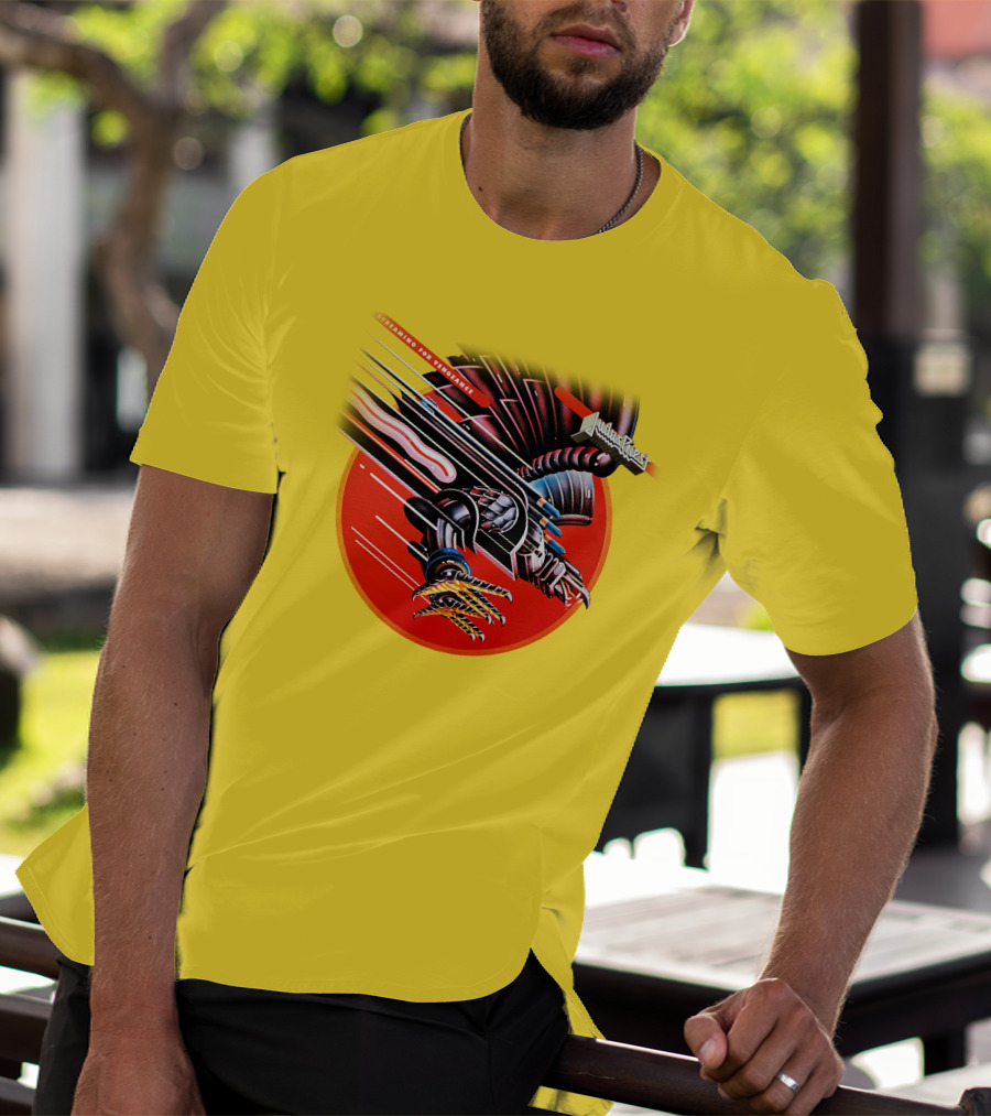 Judas Priest Screaming For Vengeance Album Cover Artwork T-Shirt
