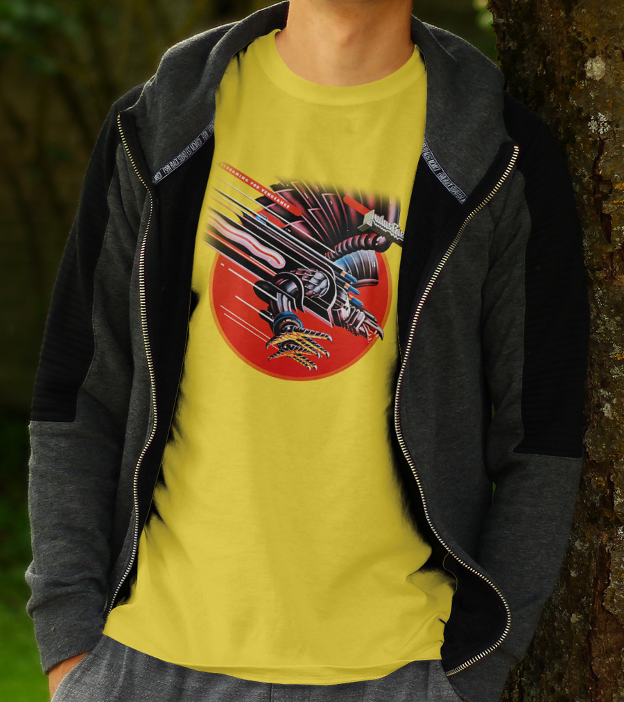 Judas Priest Screaming For Vengeance Album Cover Artwork T-Shirt