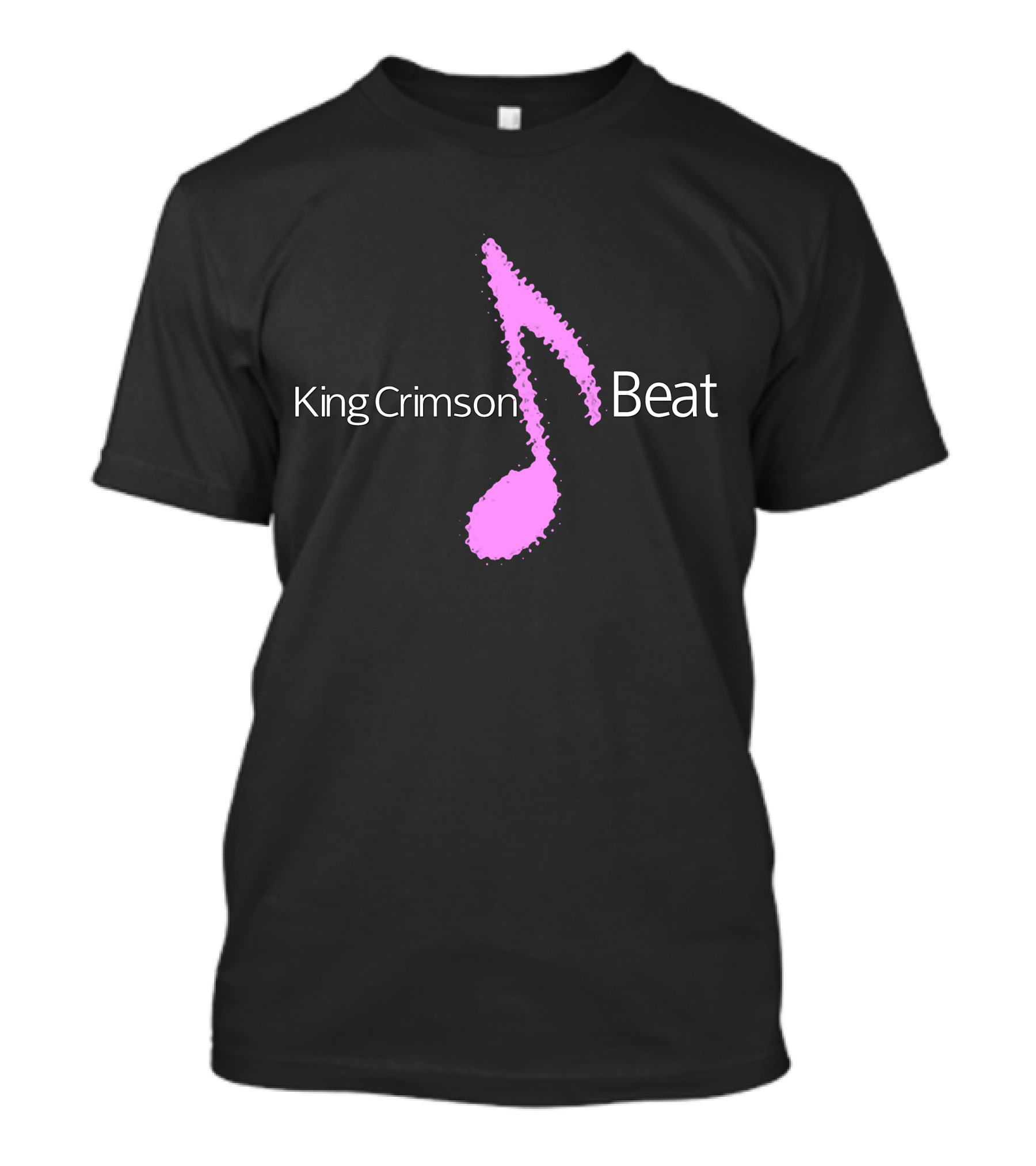 King Crimson Beat Pink Musical Note T-Shirt