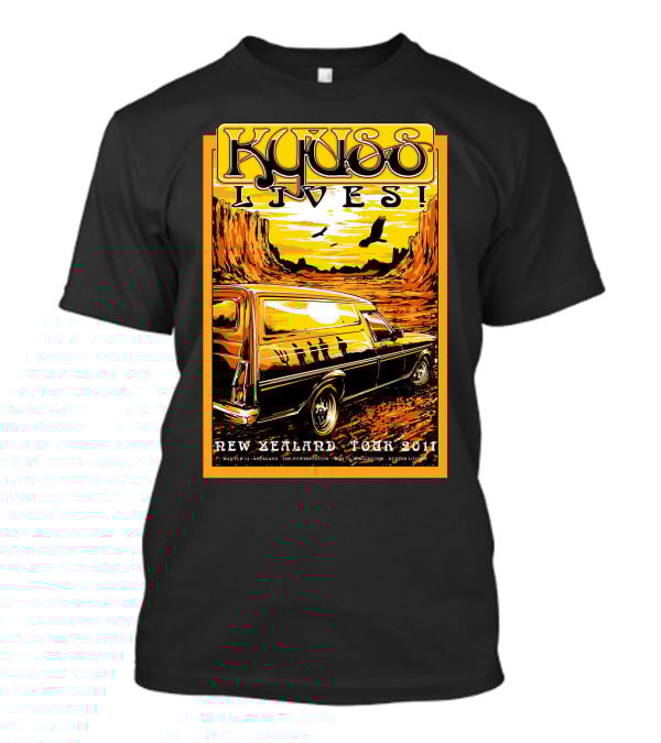 Kyuss Lives New Zealand Tour 2011 T-Shirt