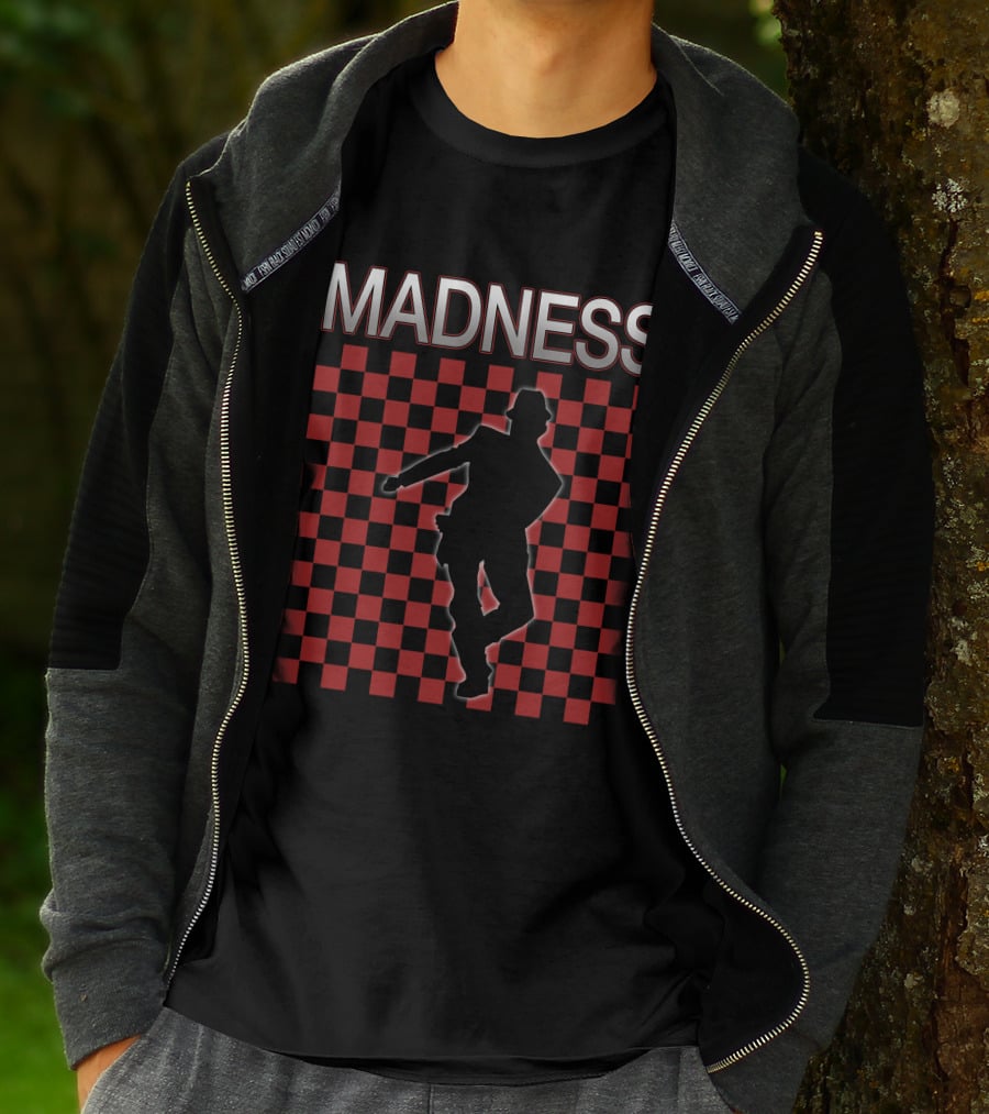 Madness Checkerboard Silhouette T-Shirt