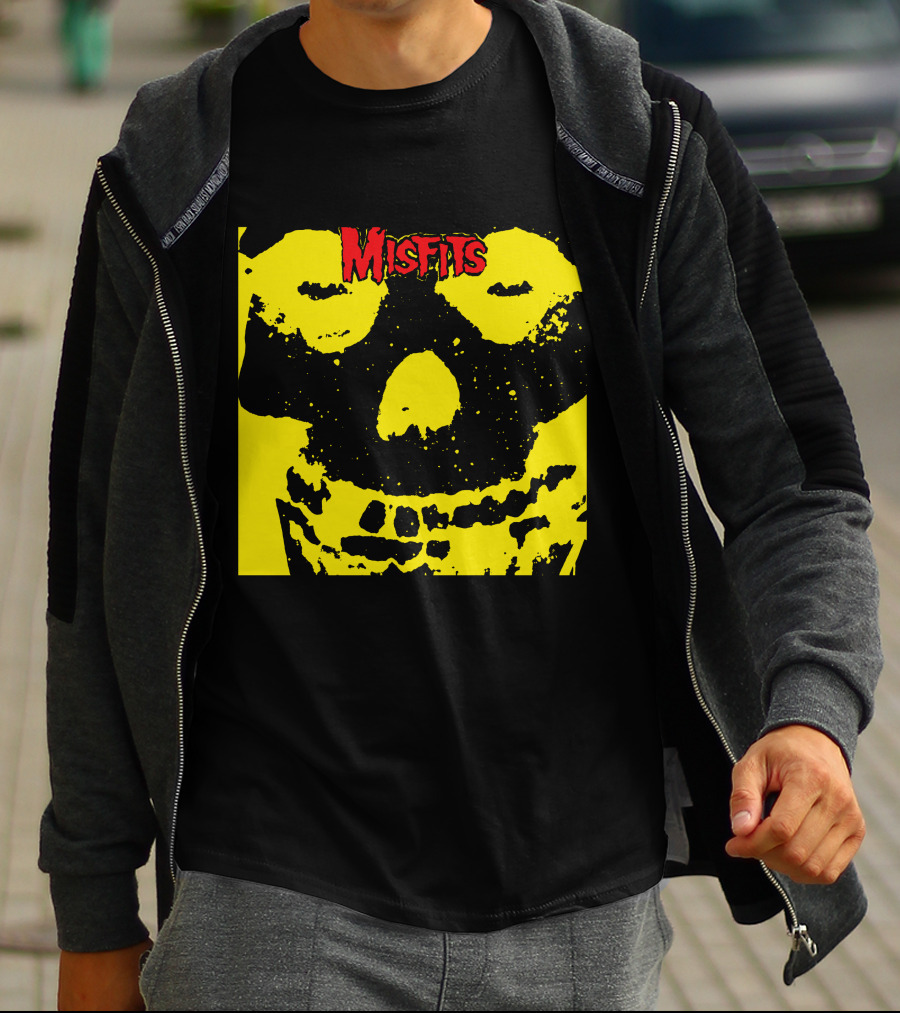 Misfits Yellow Skull T-Shirt