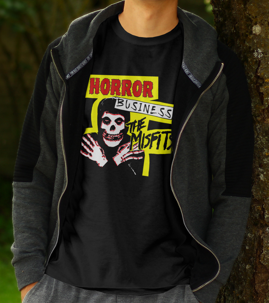Horror Business The Misfits Skeleton Artwork T-Shirt
