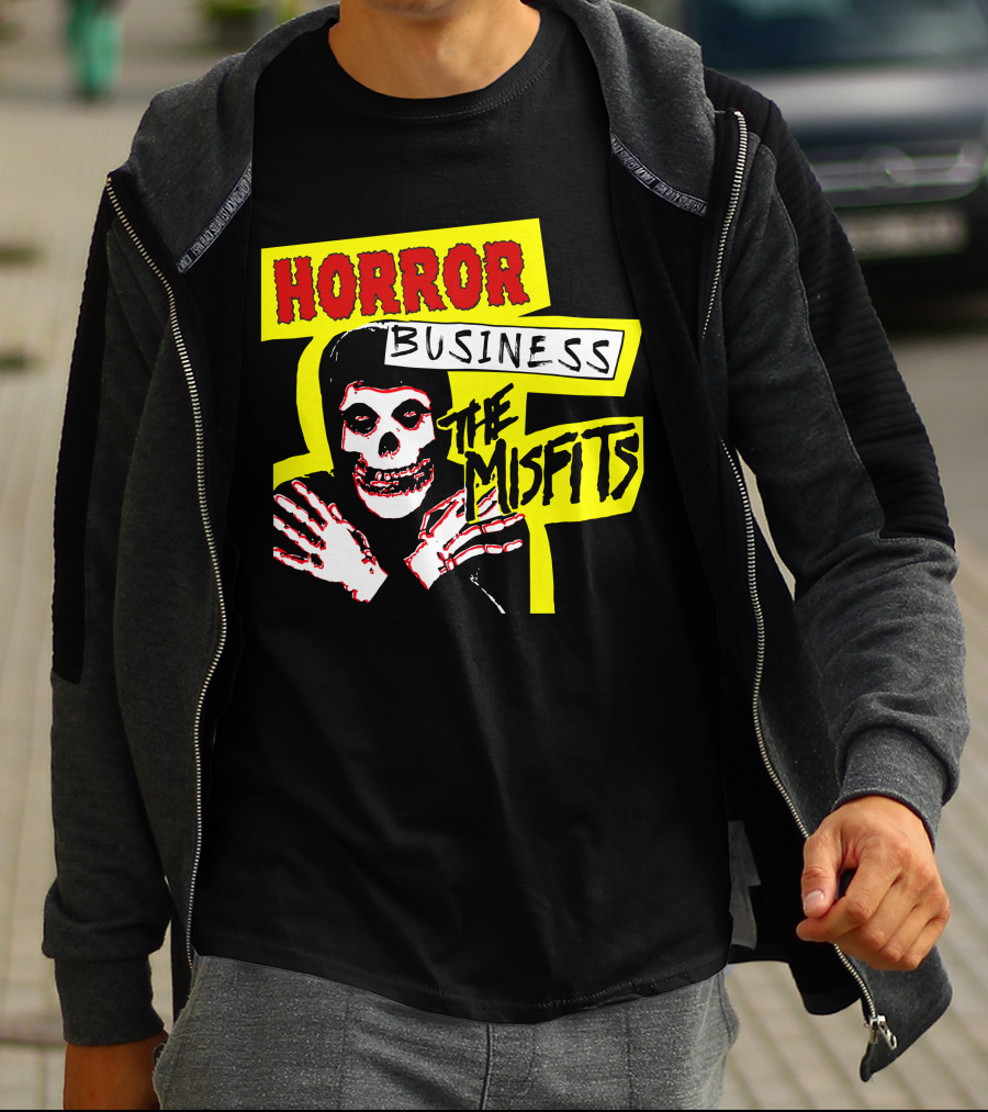 Horror Business The Misfits Skeleton Artwork T-Shirt