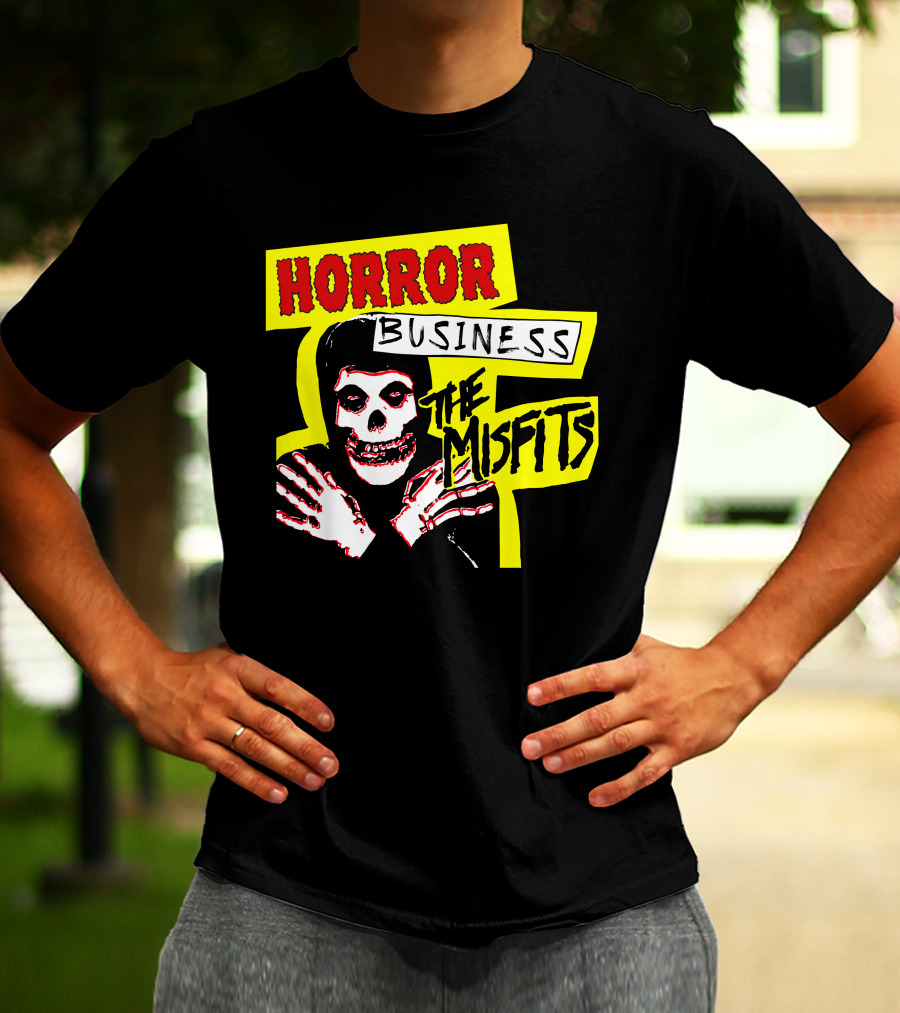 Horror Business The Misfits Skeleton Artwork T-Shirt