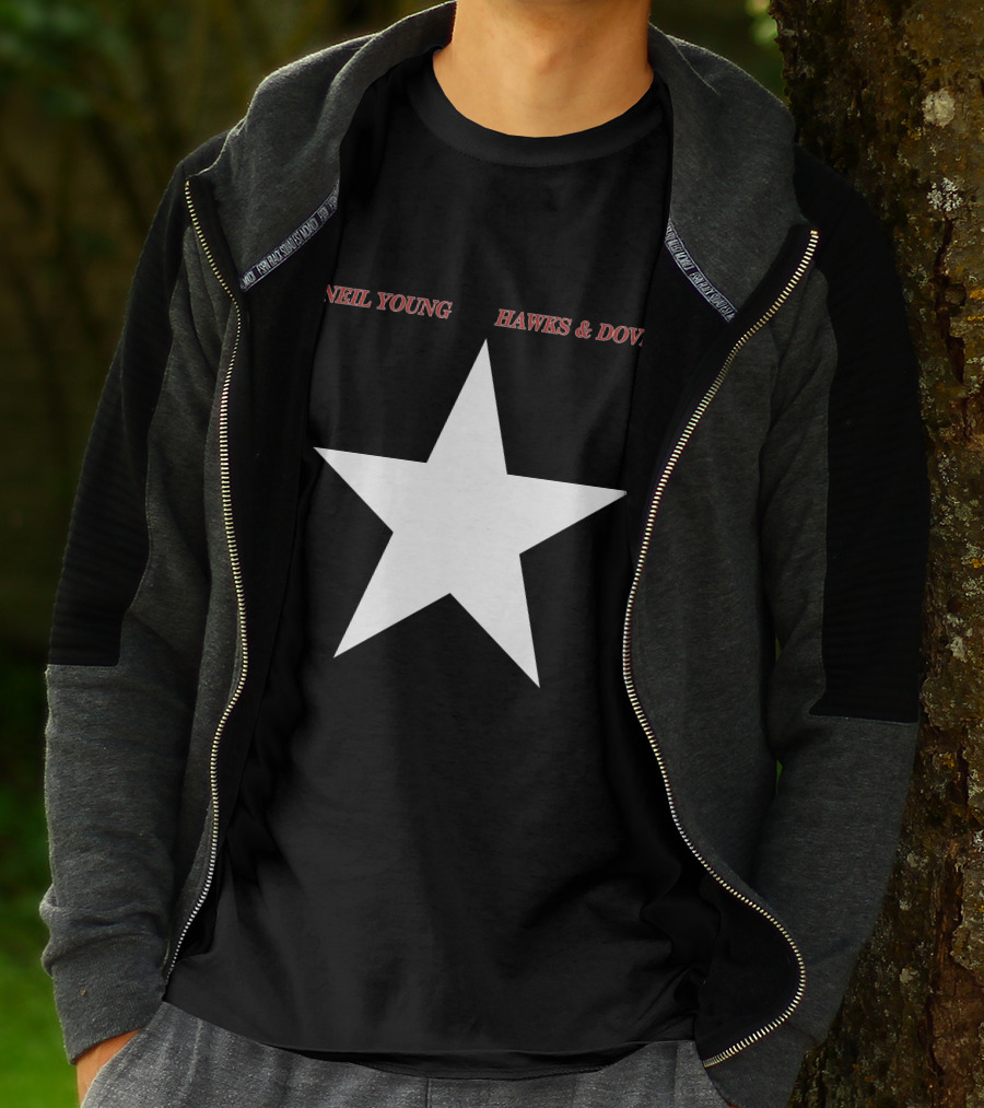 Neil Young Hawks & Doves Star T-Shirt