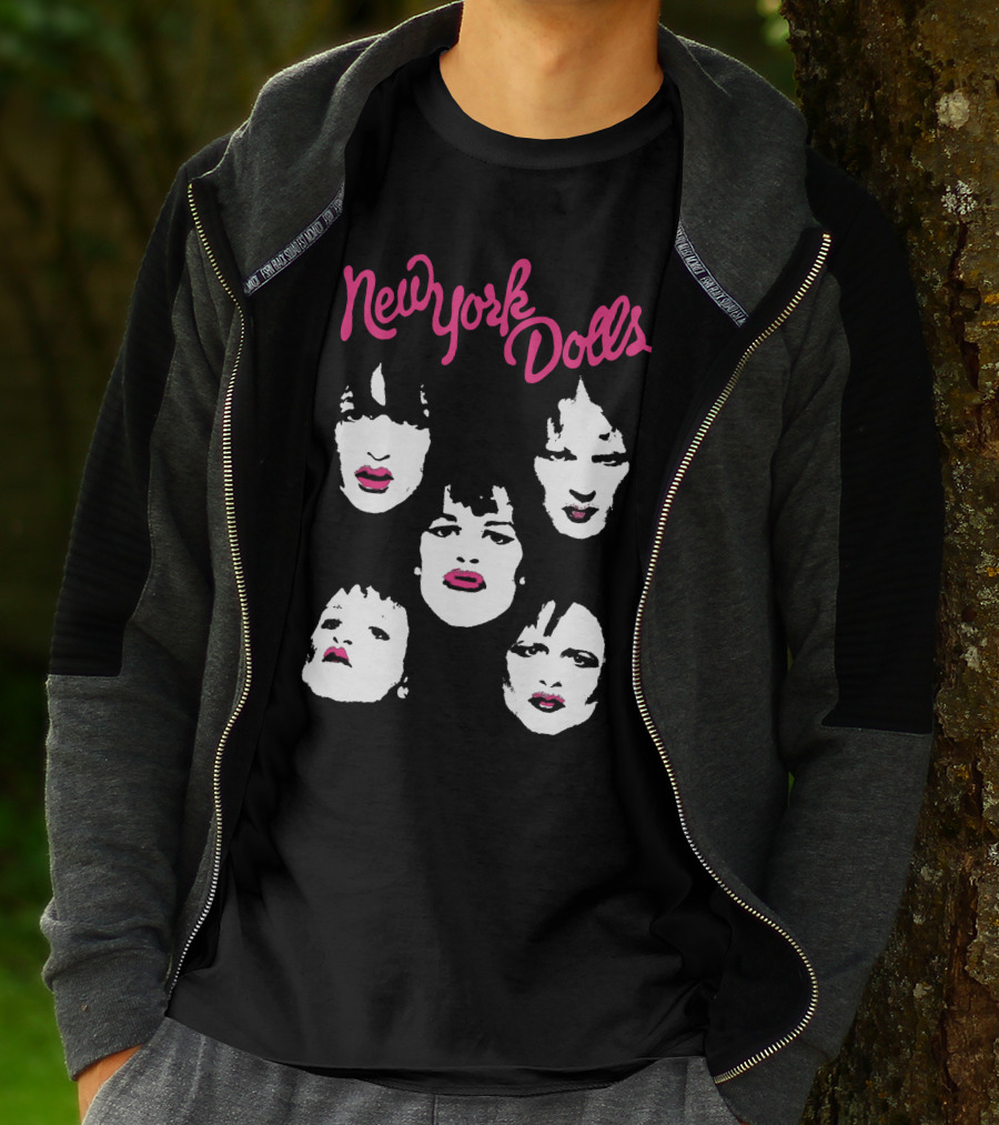 New York Dolls Band Faces T-Shirt