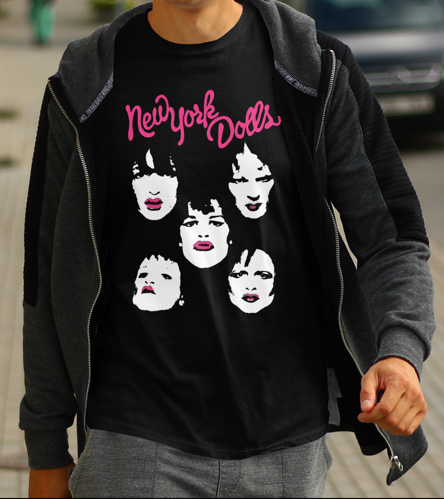 New York Dolls Band Faces T-Shirt