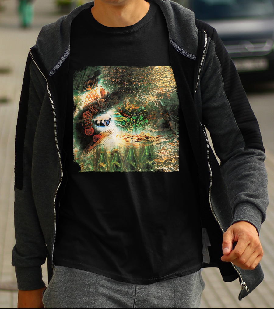 Pfl(33) Psychedelic Essence And Planetary Fusion T-Shirt