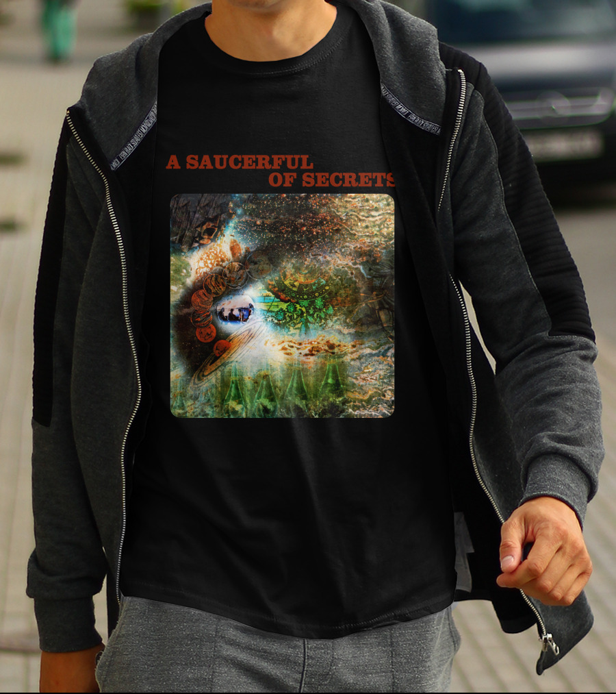 A Saucerful Of Secrets Psychedelic Cosmic T-Shirt