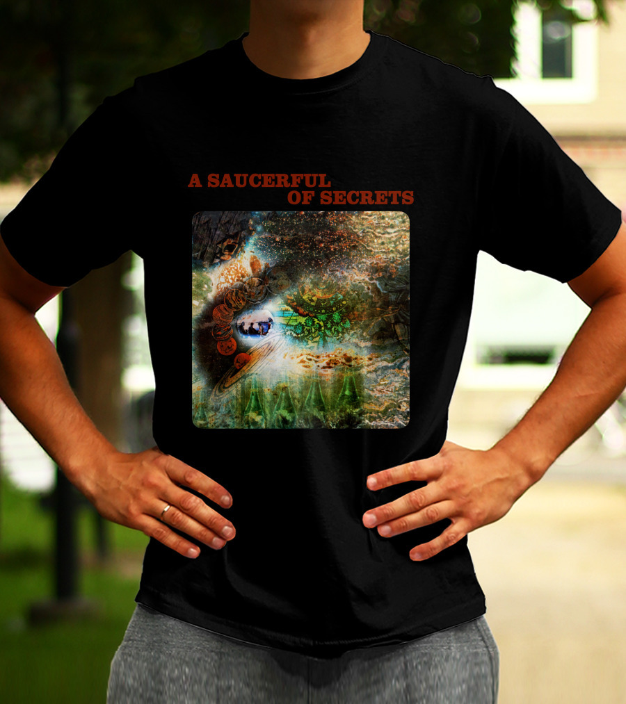 A Saucerful Of Secrets Psychedelic Cosmic T-Shirt