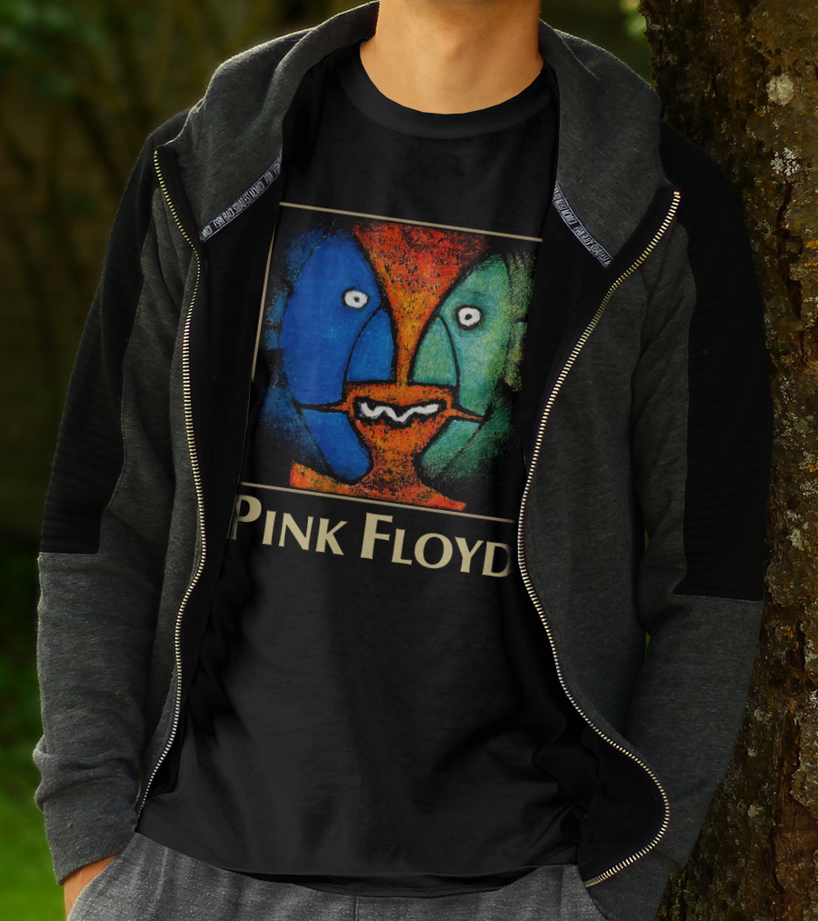 Pink Floyd Abstract Faces Artwork T-Shirt