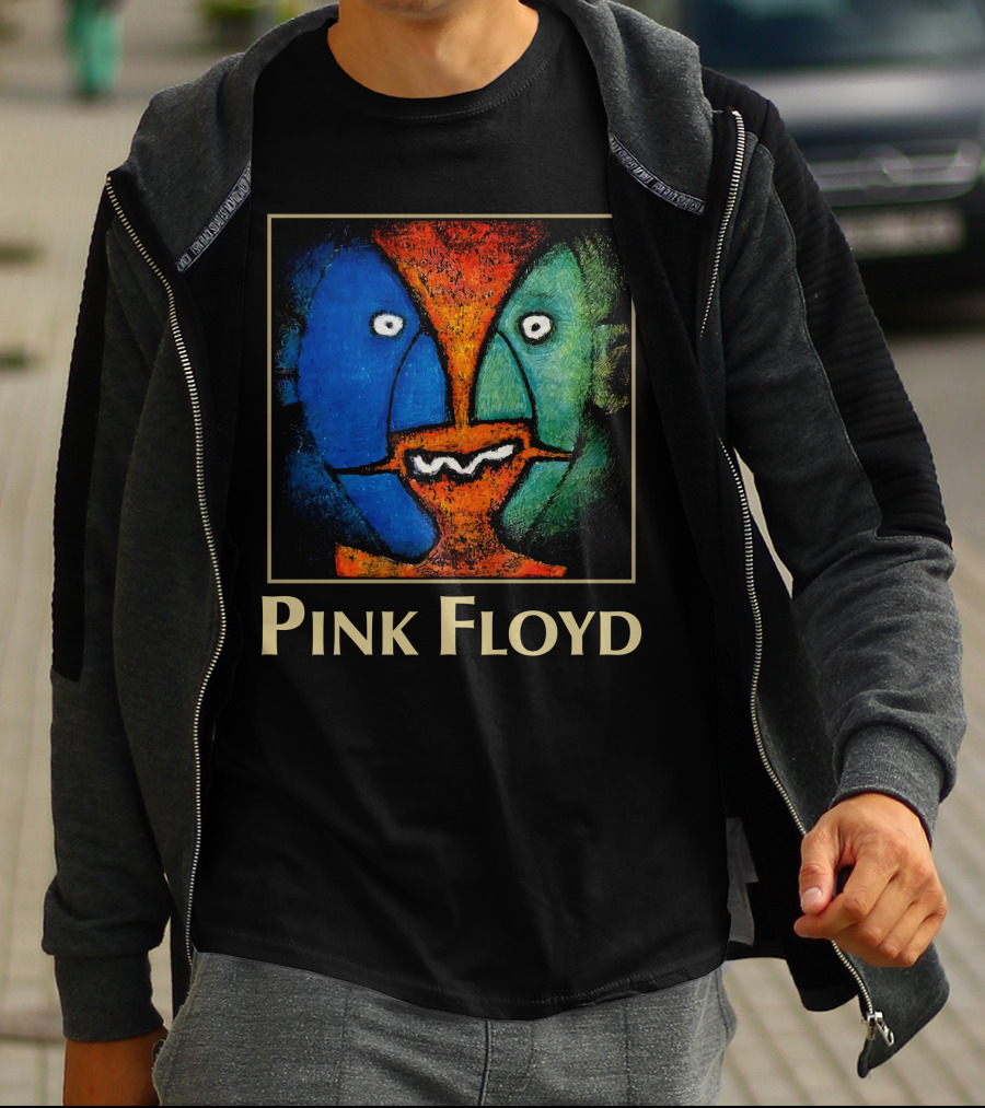 Pink Floyd Abstract Faces Artwork T-Shirt