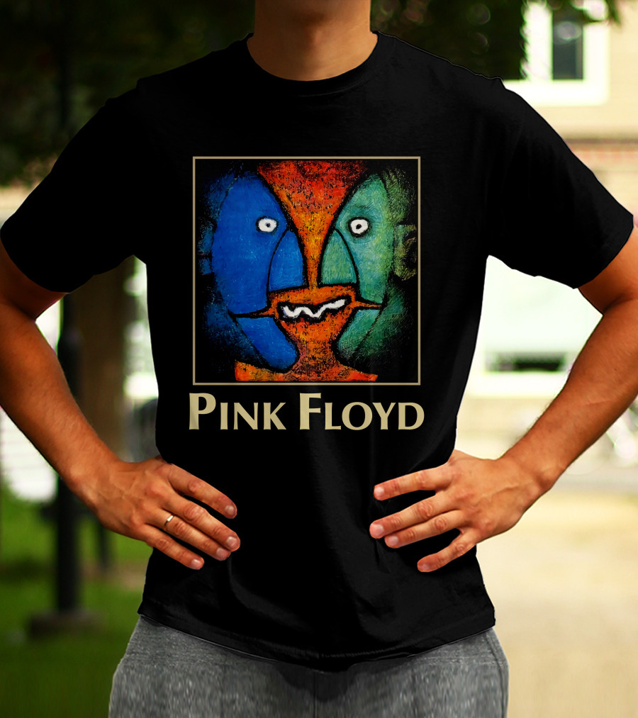 Pink Floyd Abstract Faces Artwork T-Shirt
