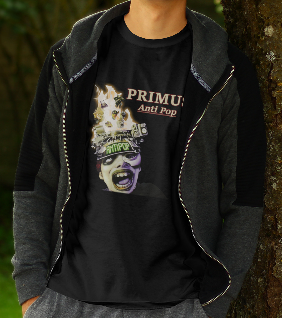 Primus Anti Pop Burning Head T-Shirt