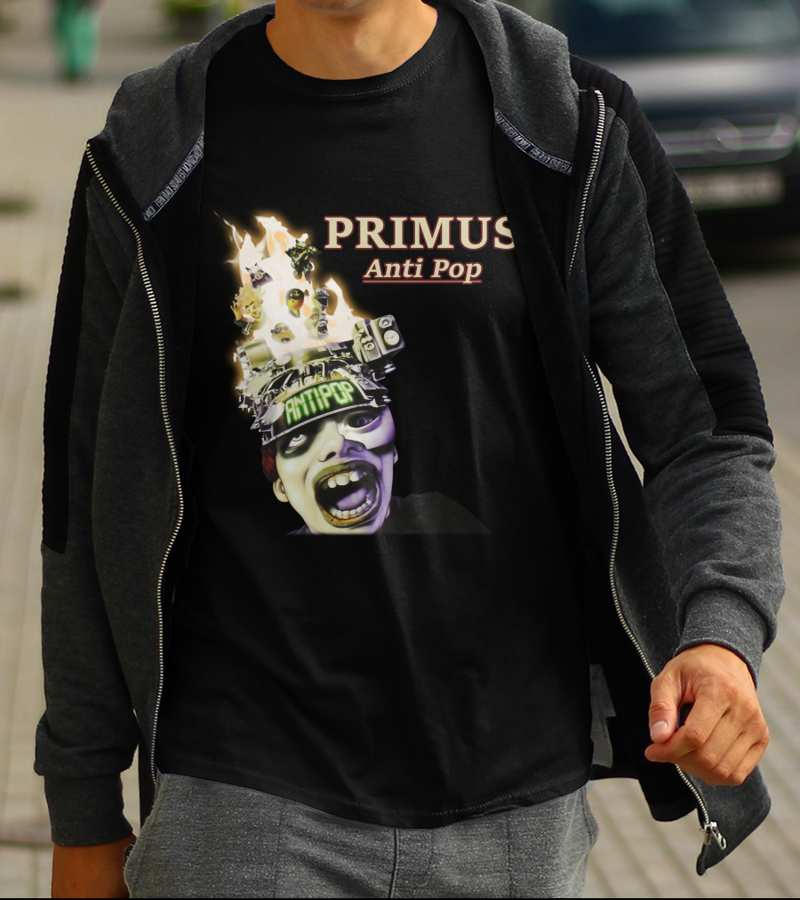 Primus Anti Pop Burning Head T-Shirt